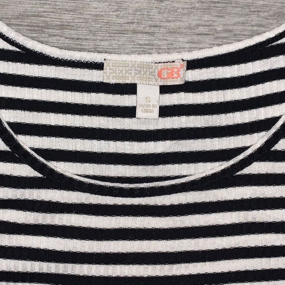 GIANNI BINI Stripe Cold Shoulder Dress Size S - Picture 5 of 9